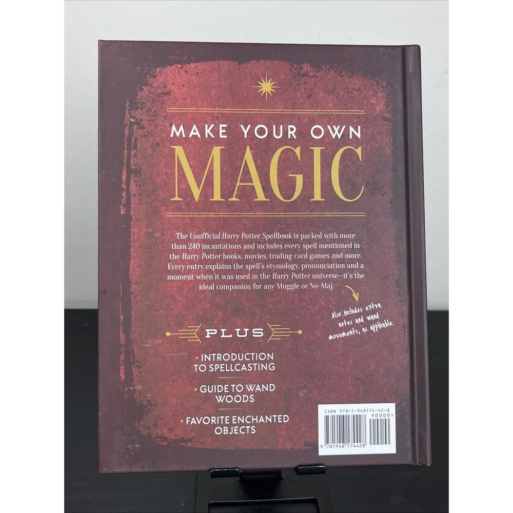 Unofficial Harry Potter Spell Book Media Lab Books Hardcover‎